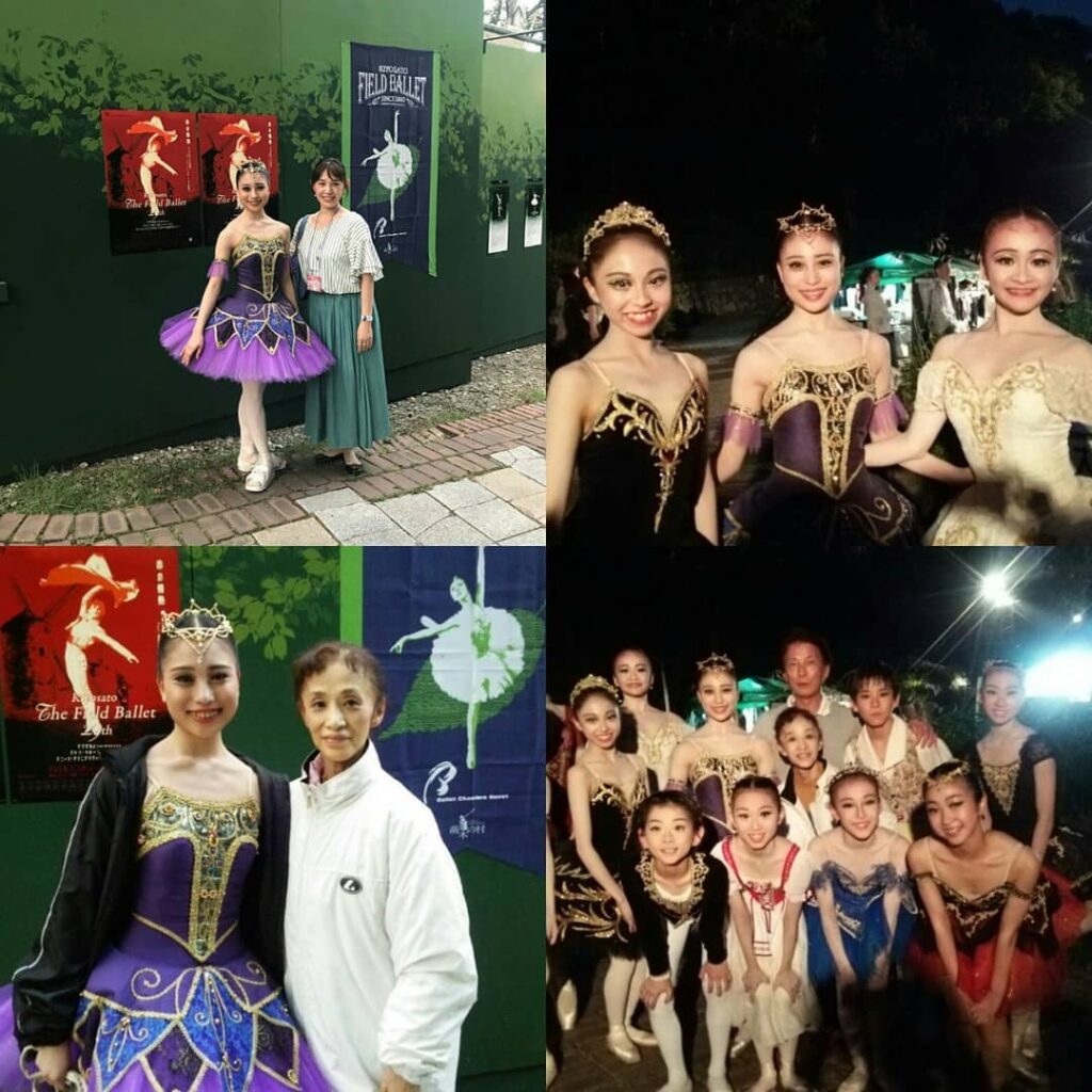 8月1日、2日第29回清里フィールドバレエのエキシビションに藤井ももかが出演しました。